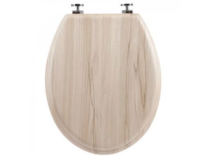 WC sedátko světlé dřevo
