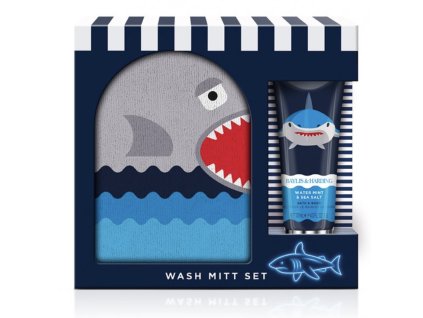 Mycí sada s rukavicí - Shark - Žralok, 2ks