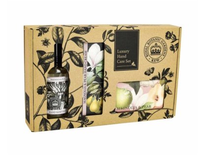 English Soap Company Dárková sada péče o ruce - Magnolie & Hruška, 3ks