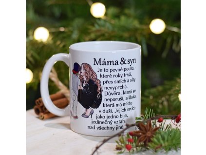 Hrnek - Máma a syn - obrázek