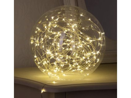 LED řetěz drátěný - 40 žárovek