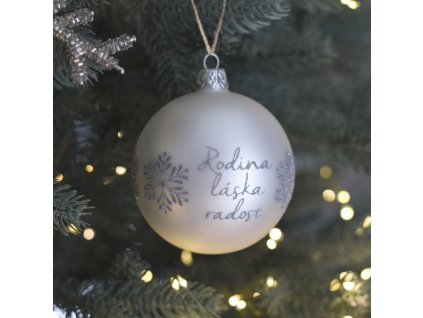 Skleněná baňka - Rodina, láska, radost