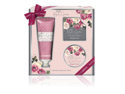 Baylis & Harding Sada s péčí o tělo 3 ks - Růže, vlčí mák & vanilka
