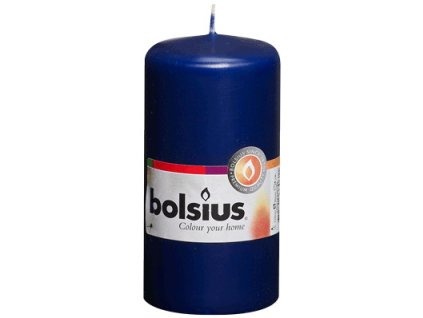 Válec svíčka Bolsius - modrá