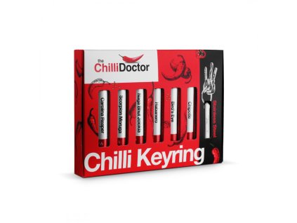 The ChilliDoctor Chilli Keyring - box s nerezovou klíčenkou