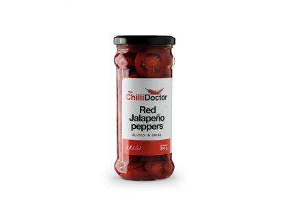 The ChilliDoctor s.r.o. Nakládané Red Jalapeño chilli papričky, krájené 330 g