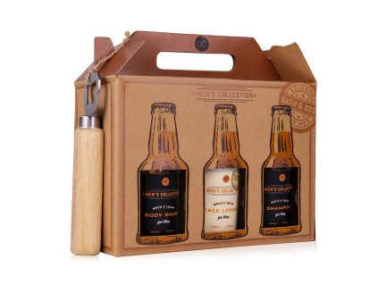 Dárková sada pro muže - MEN'S COLLECTION - six-pack s otvírákem
