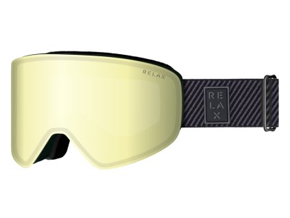Relax LYŽAŘSKÉ BRÝLE RELAX X-FIGHTER HTG59E standard Black black hnědá BRONZE Polykarbonát 0 (Velikost standard)