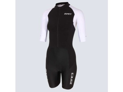 VÝPRODEJ SKLADOVÝCH ZÁSOB Dámská triatlonová kombinéza Zone3 Lava Long Distance Full Zip Short Sleeve Tri suit - Black/White/Green L Dámská triatlonová kombinéza Zone3 Lava Long Distance Full Zip Short Sleeve Tri suit - Black/White/Green - L (Velikost L)