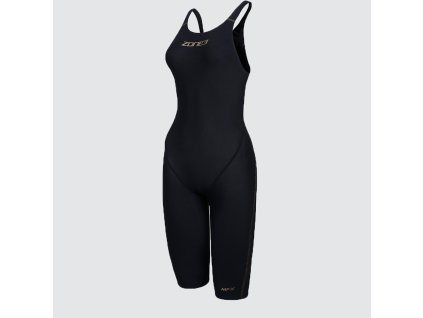 VÝPRODEJ SKLADOVÝCH ZÁSOB Dámské plavky Zone3 FINA Approved Kneeskin - MF-X Performance Gold - BLACK/GOLD 28 (Velikost 28)