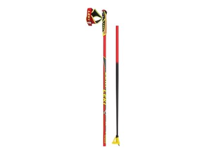 Leki Běžecké hole Leki HRC max, fluorescent red-neonyellow-lightanthracite Běžecké hole Leki HRC max, fluorescent red-neonyellow-lightanthracite, (Varianta Běžecké hole Leki HRC max, fluorescent red-neonyellow-lightanthracite, 160cm)
