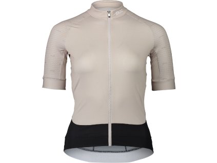 POC Dámský cyklistický dres POC Essential Road W's Jersey O Lt Sandstone Beige Dámský cyklistický dres POC Essential Road W's Jersey O Lt Sandstone Beige (Varianta Dámský cyklistický dres POC Essential Road W's Jersey O Lt Sandstone Beige LRG)