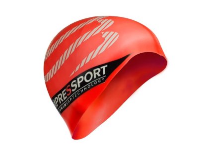 Compressport Plavecká čepice (Barva red)