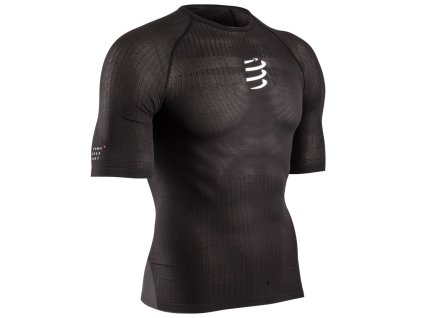 Compressport 3D thermo 50g Tshirt SS (Velikost S/M, Barva černá)