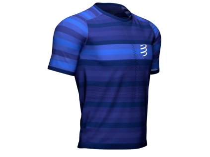 Compressport Racing SS Tshirt (Velikost XL, Barva Modrá)