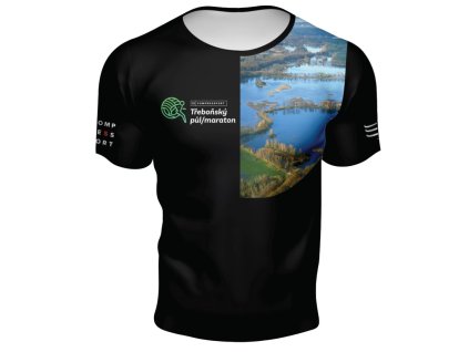 Compressport Funkční pánské triko COMPRESSPORT Training Tshirt Nature Marathon (Velikost L, Barva černá)