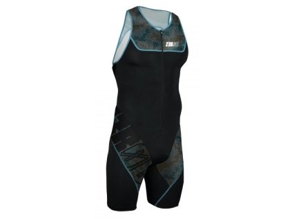 Zerod Start TRISUIT MAN Petroleum Blue (Velikost L, Barva černá/modrá)