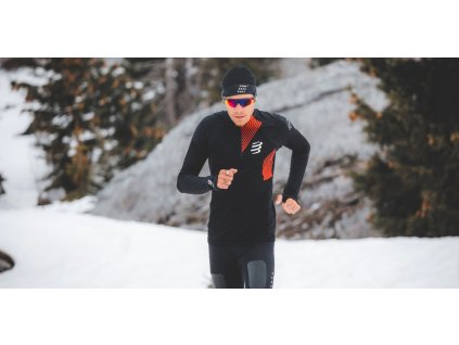 Compressport Hurricane Beanie Univerzální černá (Velikost Univerzální, Barva černá)