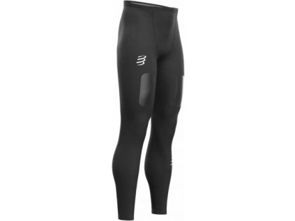 Compressport Kompresní běžecké kalhoty COMPRESSPORT Winter Trail Under Control Full Tights M (bez obalu) M černá (Velikost M, Barva černá)