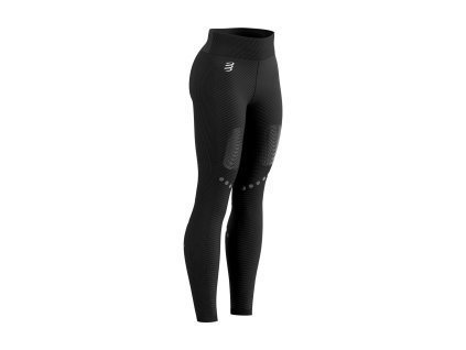 Compressport Kompresní běžecké kalhoty COMPRESSPORT Winter Trail Under Control Full Tights W (bez obalu) S černá (Velikost S, Barva černá)