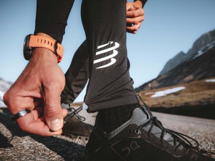 Compressport Hybrid Seamless Hurricane Pants (Velikost S, Barva černá)