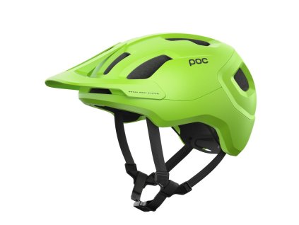 POC Cyklistická helma POC Axion Fluorescent Yellow/Green Matt (Velikost L)