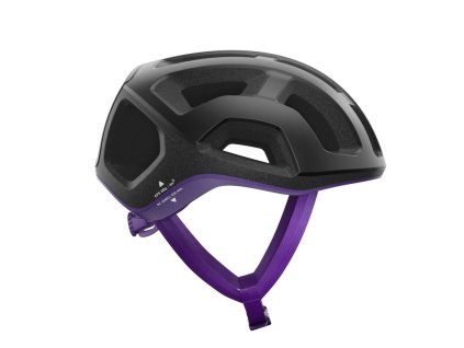POC Cyklistická helma POC Ventral Lite Uranium Black/Sapphire Purple Matt (Velikost L)