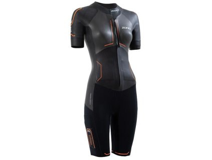ZONE3 ZONE3 Dámský neopren - Swimrun evolution - Black/Orange/Gunmetal (Velikost L)
