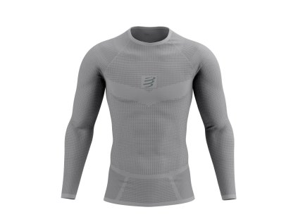 Compressport On/Off Base Layer LS Top M (Velikost M, Barva šedá)