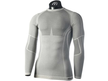 Mico Funkční pánské triko Mico MAGLIA G/C M/L ODOR ZERO XT2, GRIGIO (Velikost L)