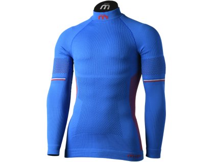 Mico Funkční pánské triko Mico MAGLIA LUPETTO M/L M1 SKINTECH, COBALTO (Velikost S)