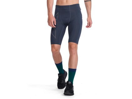 2XU Pánské lehké kompresní kraťasy 2XU India Ink/Black Reflective (Velikost S)