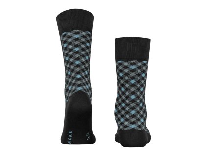 FALKE Ponožky Falke Smart Check Men Socks Black (Velikost 39 - 42)