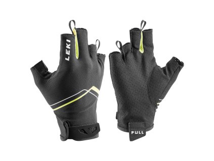 Leki Běžecké rukavice Leki Multi Breeze short, black-yellow-white Běžecké rukavice Leki Multi Breeze short, black-yellow-white, (Varianta Běžecké rukavice Leki Multi Breeze short, black-yellow-white, 8.0)
