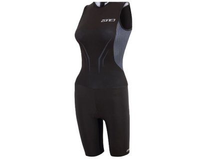 ZONE3 Dámský triatlonový dres Zone3  AEROFORCE - BLACK (Velikost S)