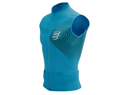 Compressport Trail Postural Tank Top M (bez obalu) M Hawaiian Ocean/Shaded Spruce (Velikost M, Barva Hawaiian Ocean/Shaded Spruce)