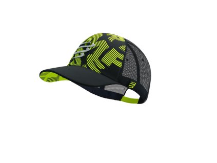 Compressport Trucker Cap Flash (bez obalu) Univerzální Black/Fluo Yellow (Velikost Univerzální, Barva Black/Fluo Yellow)