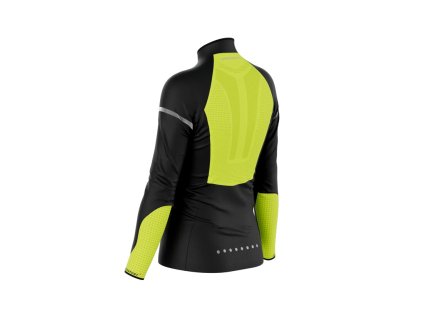 Compressport Hurricane Windproof Jacket Flash W (bez obalu) S Black/Fluo Yellow (Velikost S, Barva Black/Fluo Yellow)