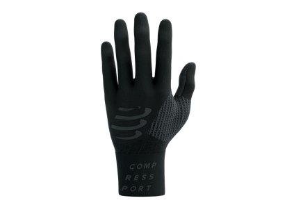 Compressport 3D Thermo Gloves (bez obalu) M černá (Velikost M, Barva černá)