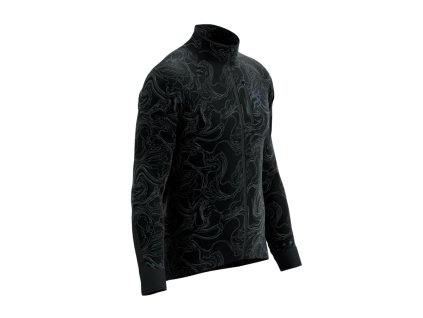 Compressport Hurricane Windproof Jacket M Aurora (Velikost S, Barva Black/Aurora)