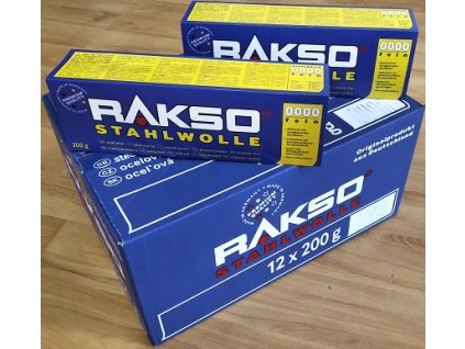 OCEĽOVÁ VLNA RAKSO 0000, ŽLTÁ, BALENIE 12 x 200G