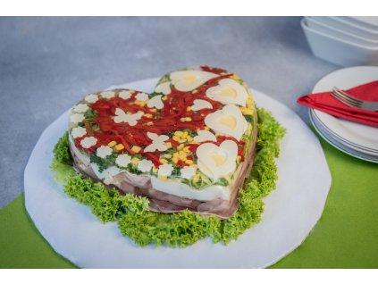 Aspikový dort - srdce malé (cena za kg)