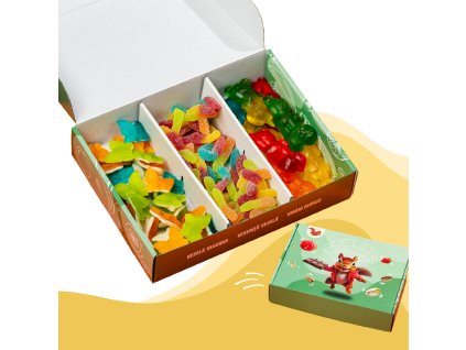 Box želé bonbony mix 600g