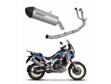 Honda CRF 1100L Africa Twin Adventure 2020 - 2023 Full system Kolektor wydech Tłumik HP7 Titanium + dB killer