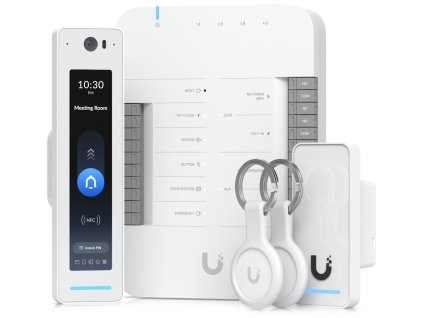 Ubiquiti UniFi Access G3 Starter Kit Pro - Sada, 1x Hub Door, 1x čtečka G3 Pro, 1x čtečka G3, 2x čip