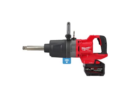 M18 FUEL™ ONE-KEY™ 1″ Vysokootáčkový rázový uťahovák s rukoväťou v tvare písmena D, poistným krúžkom a predĺženým vretenom