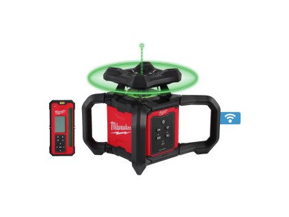 M18™ 300 m zelený horizontálno-vertikálny rotačný laser s funkciou ONE-KEY™