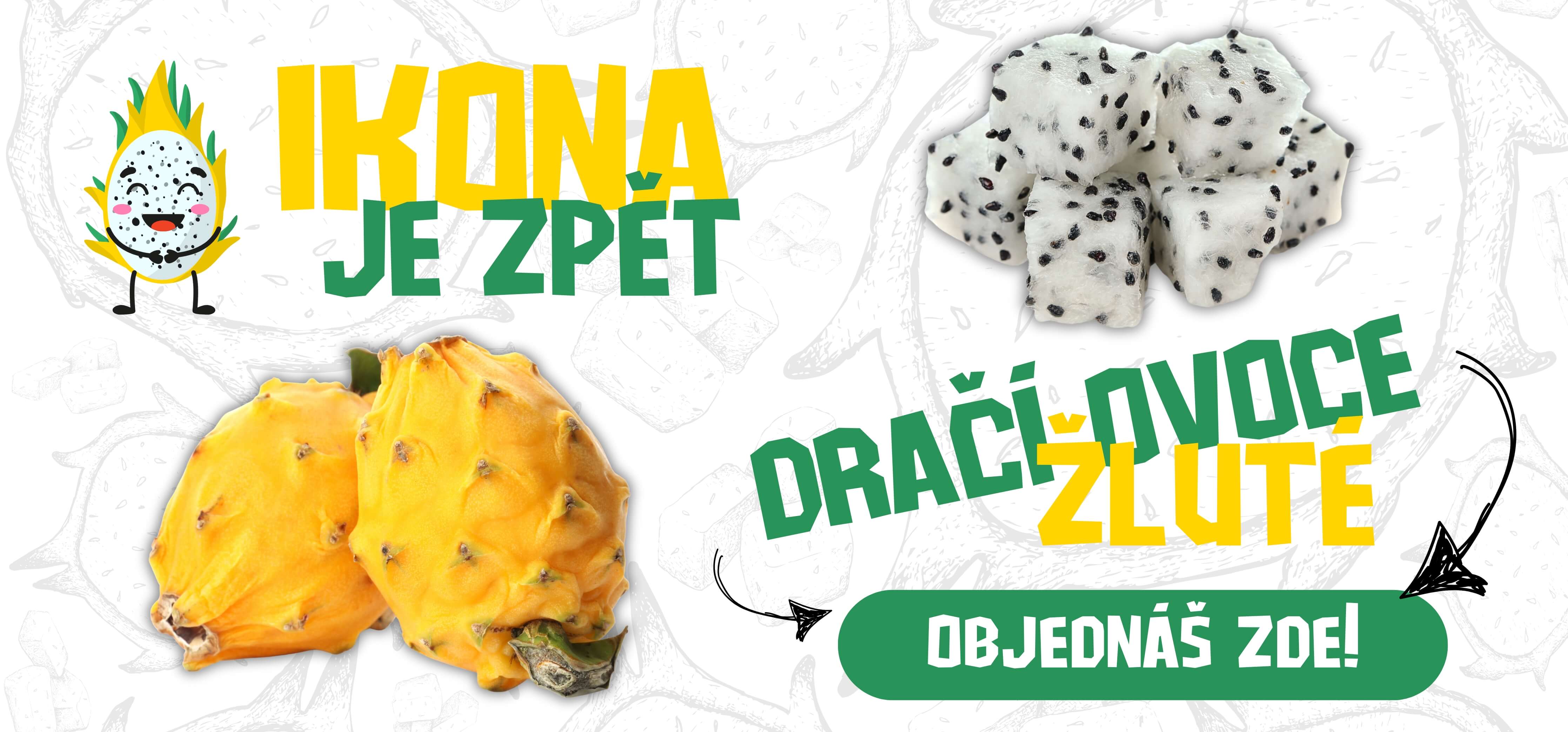 Dračí ovoce - žluté