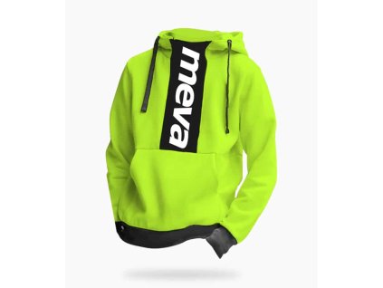 Mikina s kapucňou FIND ME OVERSIZE Yellow Fluo - (Veľkosť XL, Farba Žltá Fluo)
