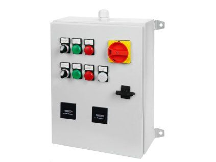 Přepínač dvou kompresorů